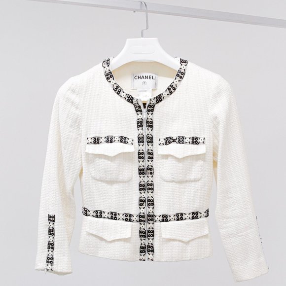 CHANEL Jackets & Blazers - Chanel S/S 03 Beaded Zip Jacket